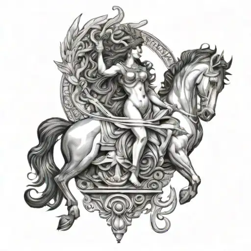 Athena Medusa Poseidon Pegasus