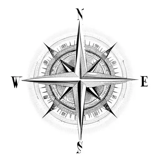 Compass With Coordenadas