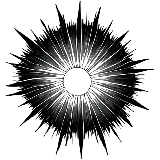 Basic Rays Of Light Shining