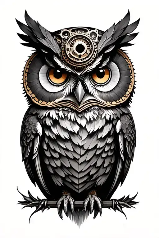 Steampunk Owl