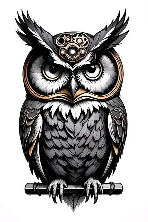 Steampunk Owl