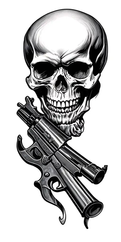 Skull An Guns