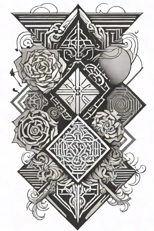 Japanese Gothic Geometric Simple