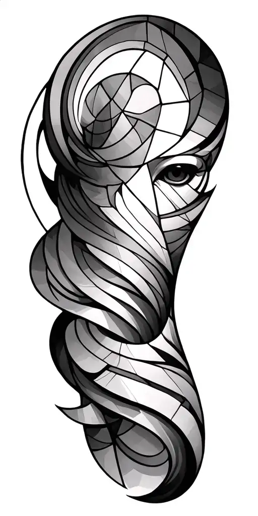 Geometric Style Sleeve