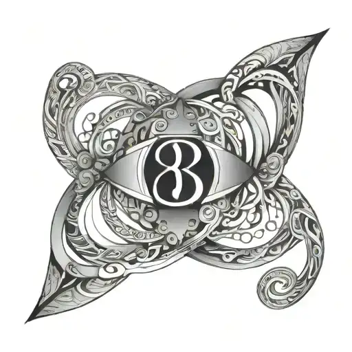 Infinit Symbol Plus Number 8 Plus Fibonacci Sequence