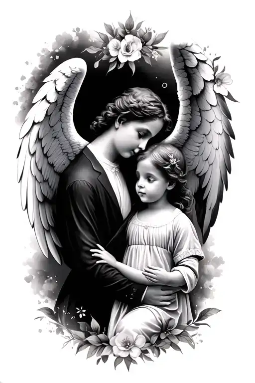 Baby Angel Memorial Mum Dad