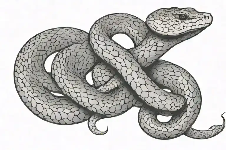 Oroboro Snake With Letters A L M L