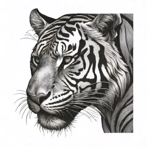 Panter And Black Tiger