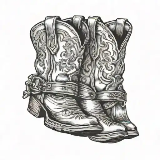 Grown Man Cowboy Boots With Baby Cowboy Boots