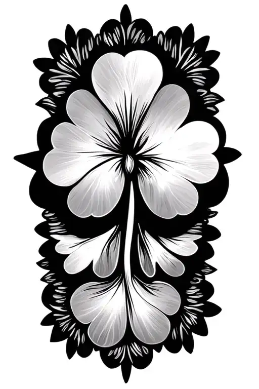 Four Leaf Clover Mandala