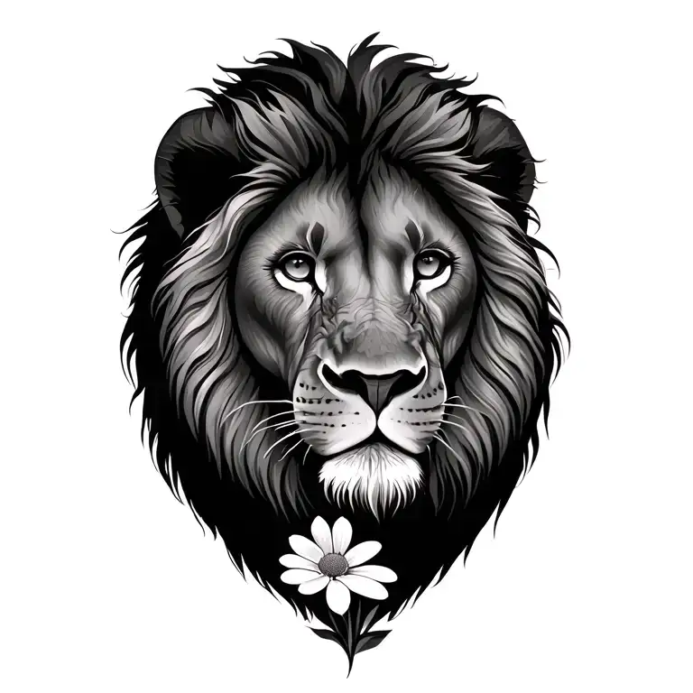 Mom Lion With July August April Birth Flower