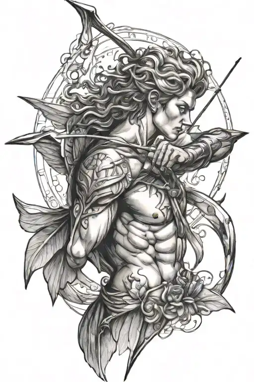 Eros With His Bow And Arrow