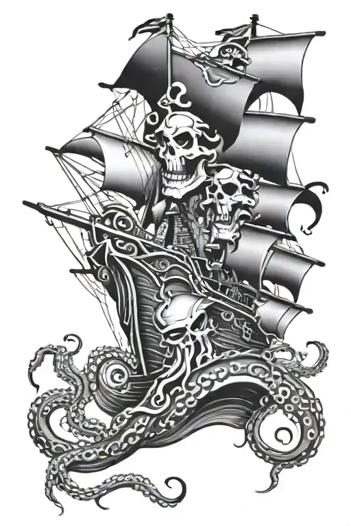 Pirate Ship Octopus