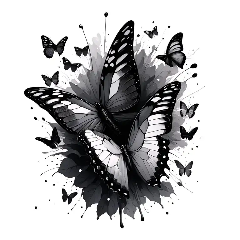 Butterflies Exploding