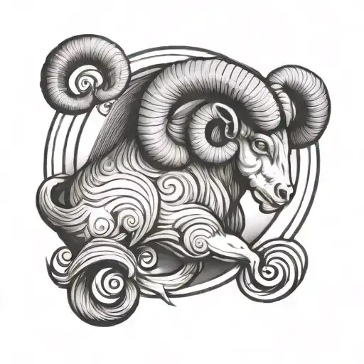 Aries Sign Combined With Number 13