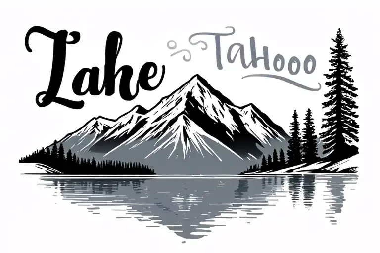 Lake Tahoe Coordinates Mountains