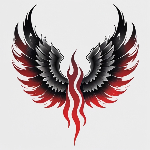 Crimson Wings of Eternal Flame
