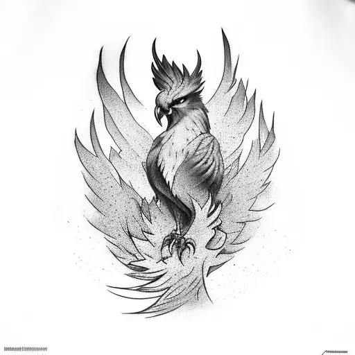 Phoenix In Hourglass