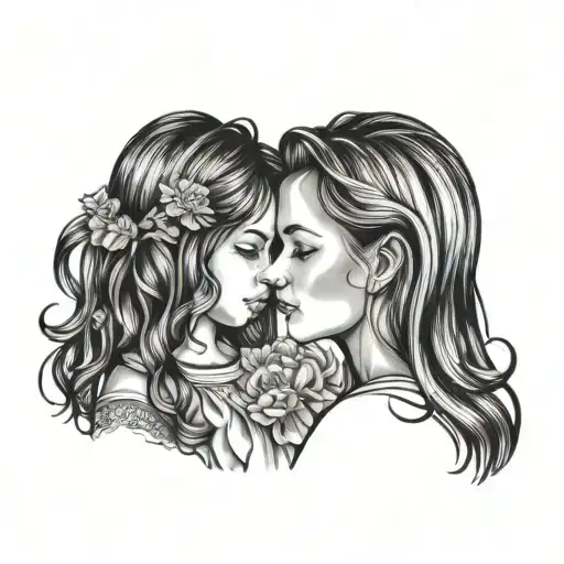 Two Daughters Mum Love