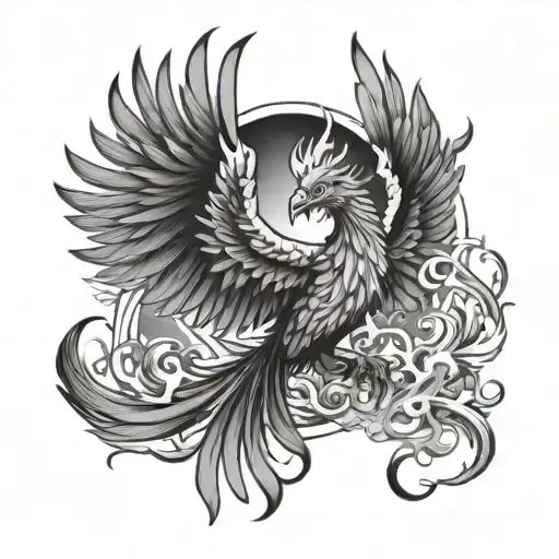 Phoenix Rising From The Ashes