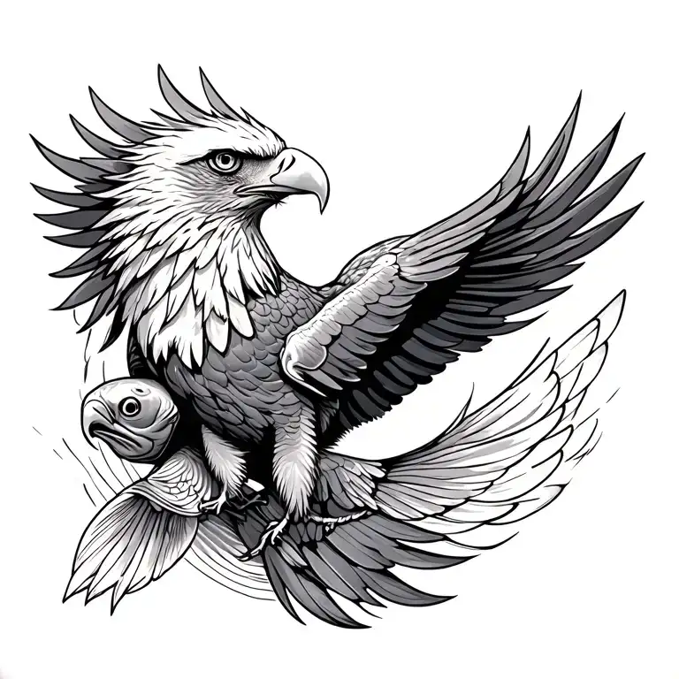 Eagle And Fish