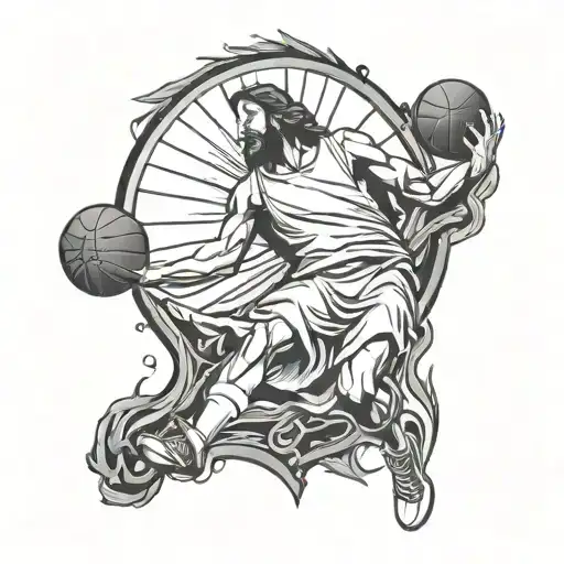 Jesus And Basketball
