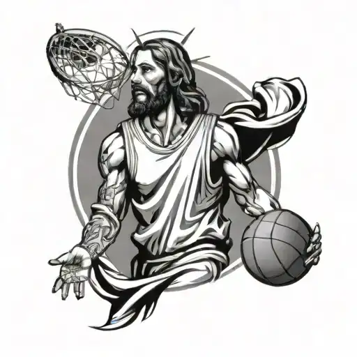 Jesus And Basketball