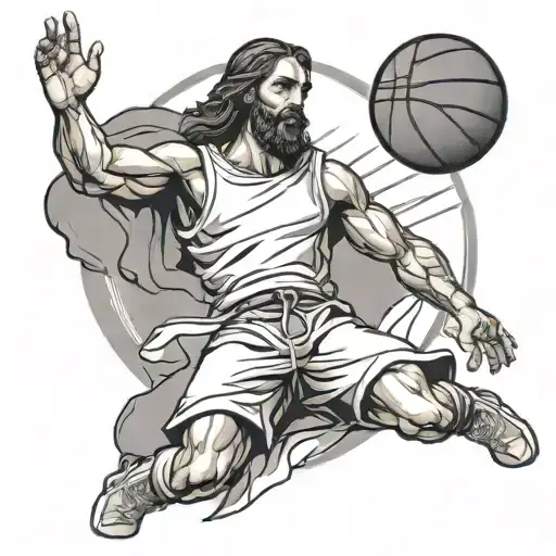 Jesus And Basketball