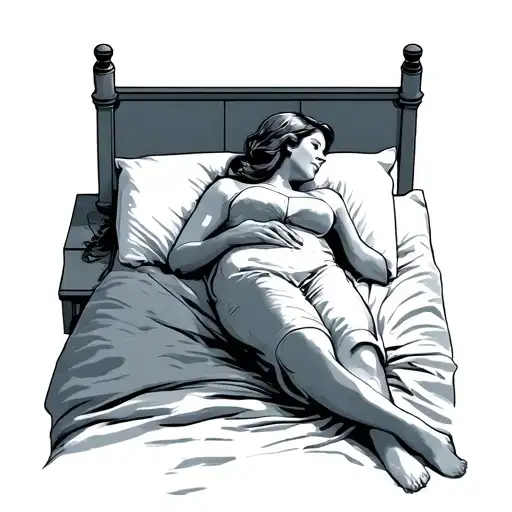 Electrician's Wife Lying In Bed