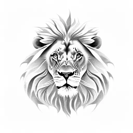 A Lion Driving A Vintage Car