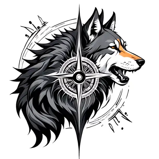 Compass Scorpion And Wolf