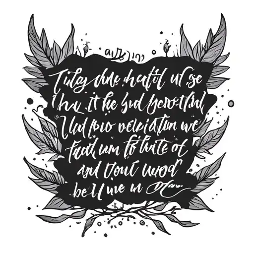 Bible Verse On Fore Arm