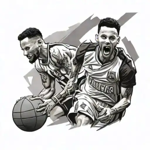 Stephen Curry And Leo Messi
