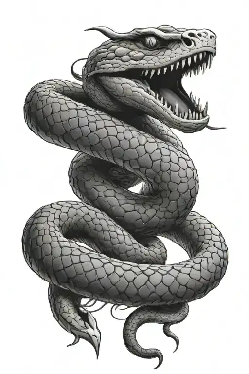 Snake Wrapped Arm