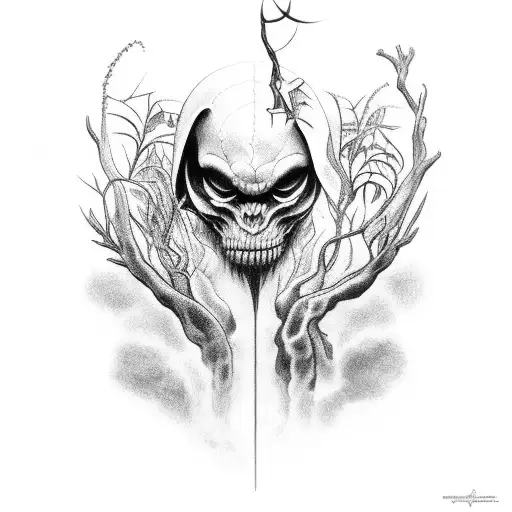 Garden Of Eden But Dark And Ominous