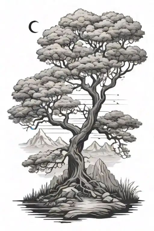 Tree And Mount