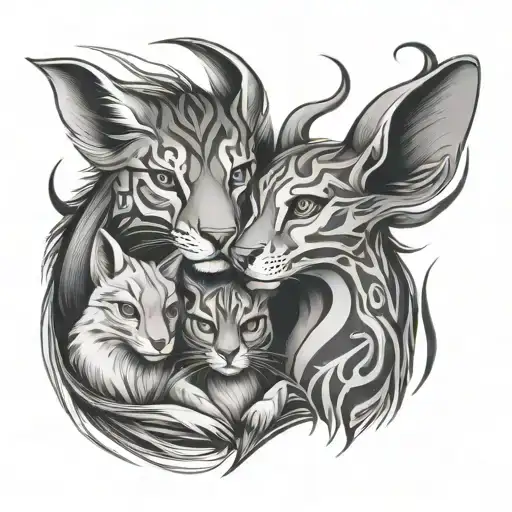 Family Spirit Love Animal Electro