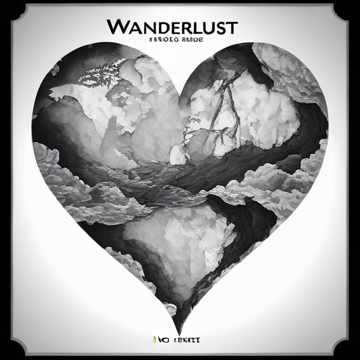 Wanderlust Heart Tattoo idea