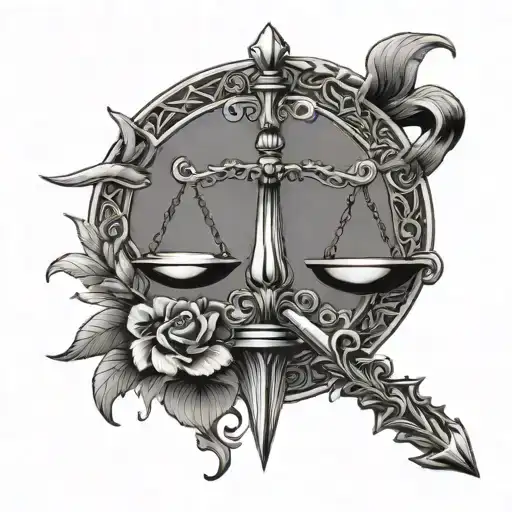 Sword And Scales Of Justice