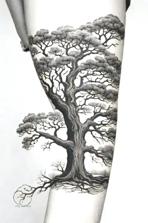 Oak Tree Arm Sleeve