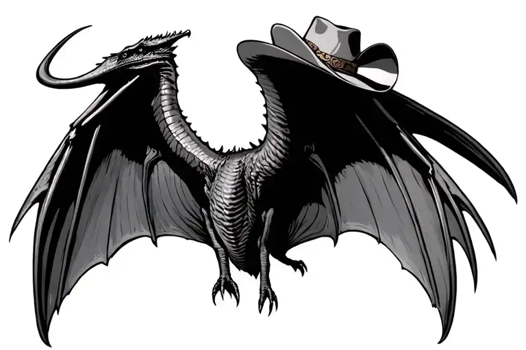 Pterodactyl With A Cowboy Hat With A Surprise Twist