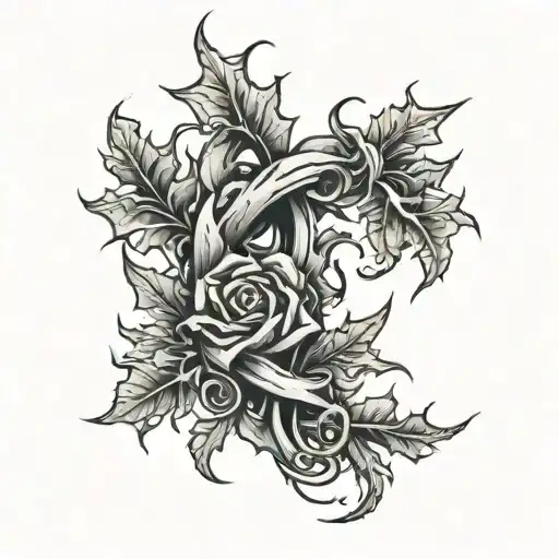 Thorn Covered Vine Wrapped Tightly