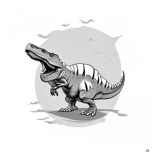 Dinosaur With Sunglasses