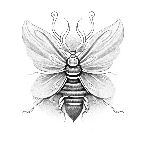 A Death Moth Surrounded By The Words 'It Is What It Is'