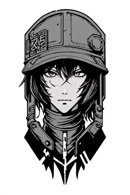 Attack On Titan Anime Scouts Odm Gear Tattoo Design