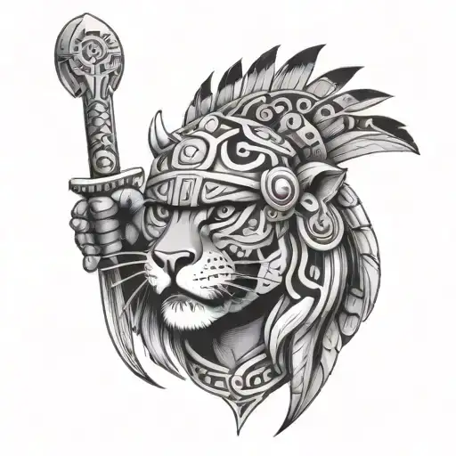 Aztec Jaguar Warrior