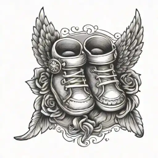 Baby Feet With Wings