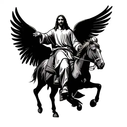 Jesus On Horseback