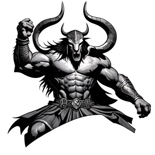 Spartan Warrior Minotaur