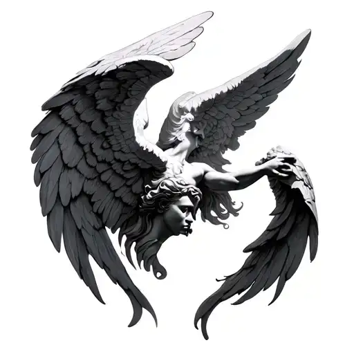 Arch Angel Michael Spread Wings